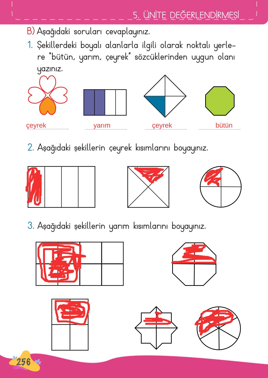 2. Sınıf Meb Yayınları Matematik Ders Kitabı Sayfa 257 Cevapları