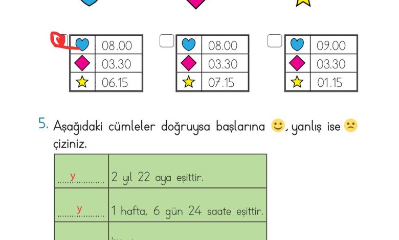 2. Sınıf Meb Yayınları Matematik Ders Kitabı Sayfa 259 Cevapları