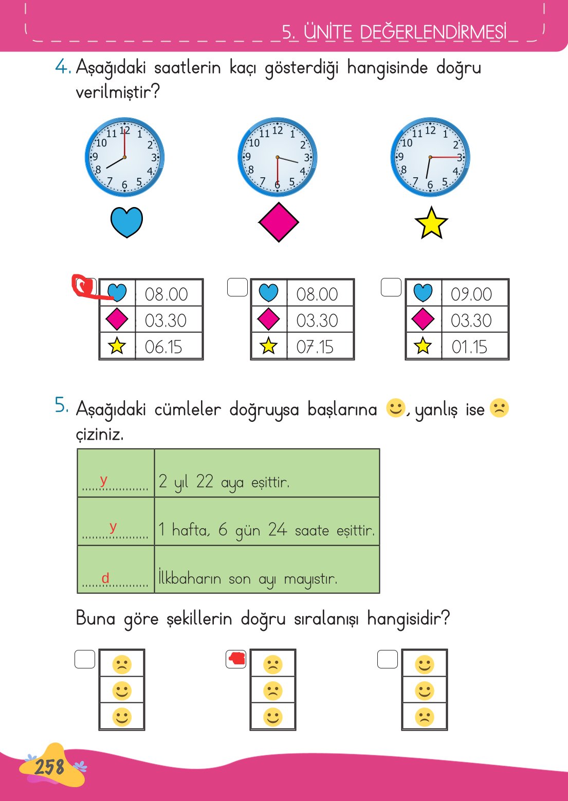 2. Sınıf Meb Yayınları Matematik Ders Kitabı Sayfa 259 Cevapları