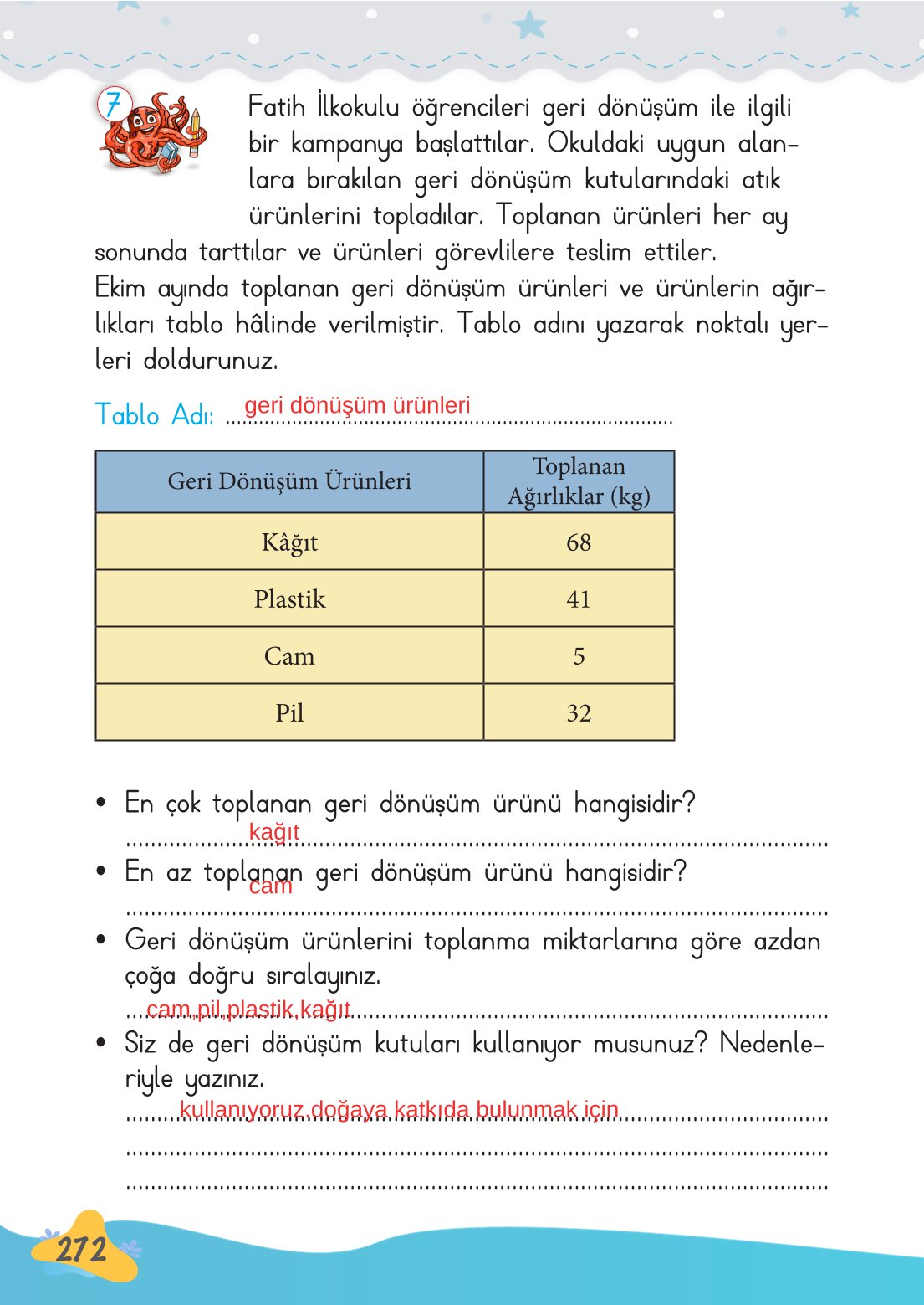 2. Sınıf Meb Yayınları Matematik Ders Kitabı Sayfa 273 Cevapları