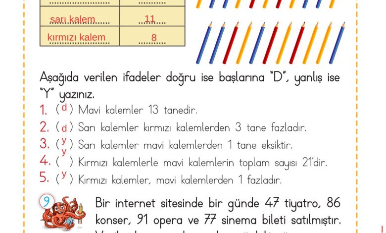 2. Sınıf Meb Yayınları Matematik Ders Kitabı Sayfa 274 Cevapları