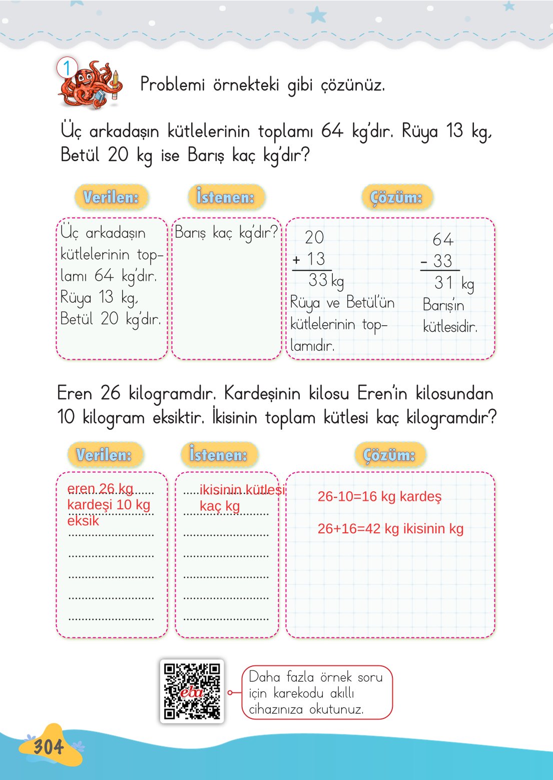 2. Sınıf Meb Yayınları Matematik Ders Kitabı Sayfa 305 Cevapları