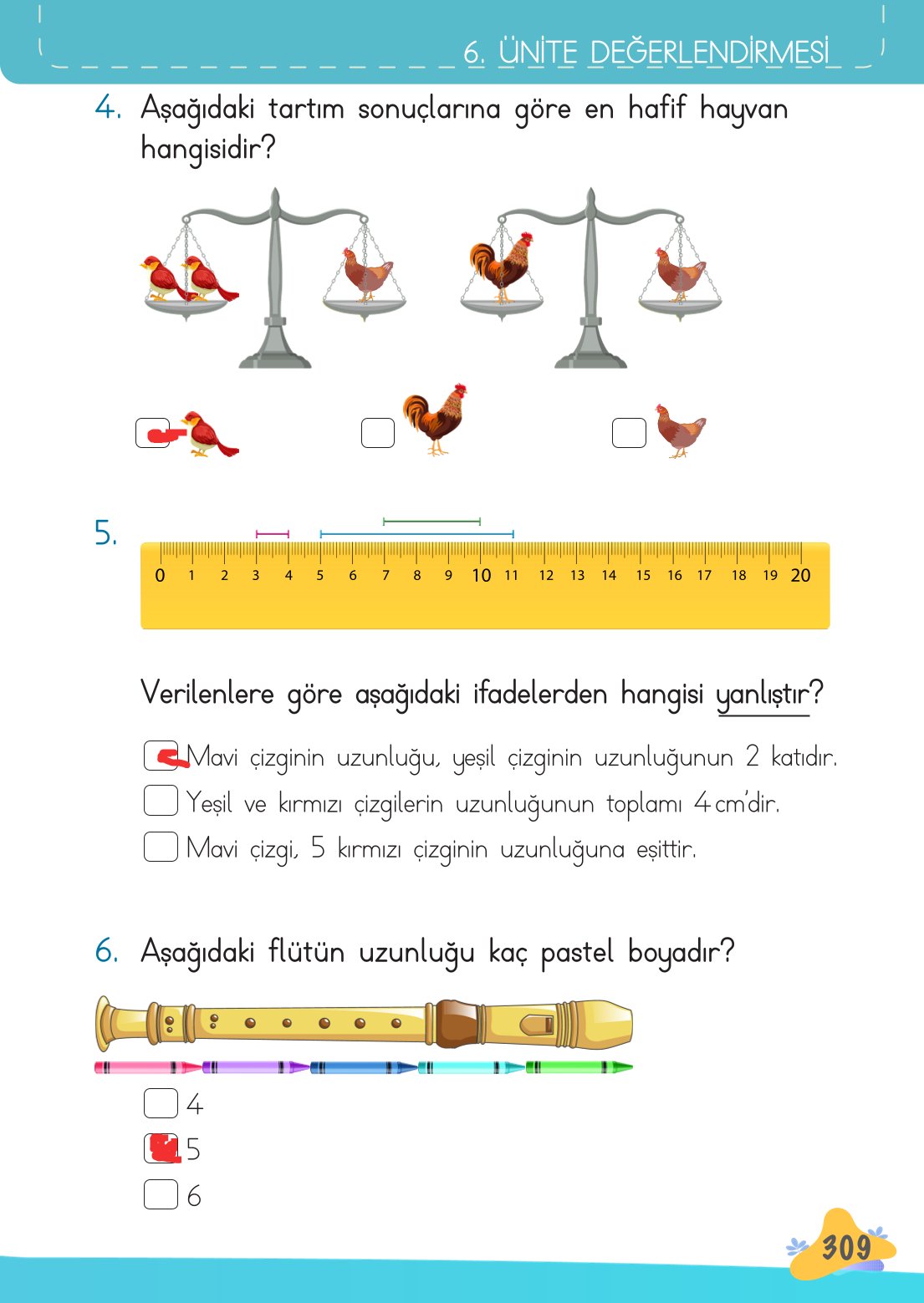 2. Sınıf Meb Yayınları Matematik Ders Kitabı Sayfa 310 Cevapları