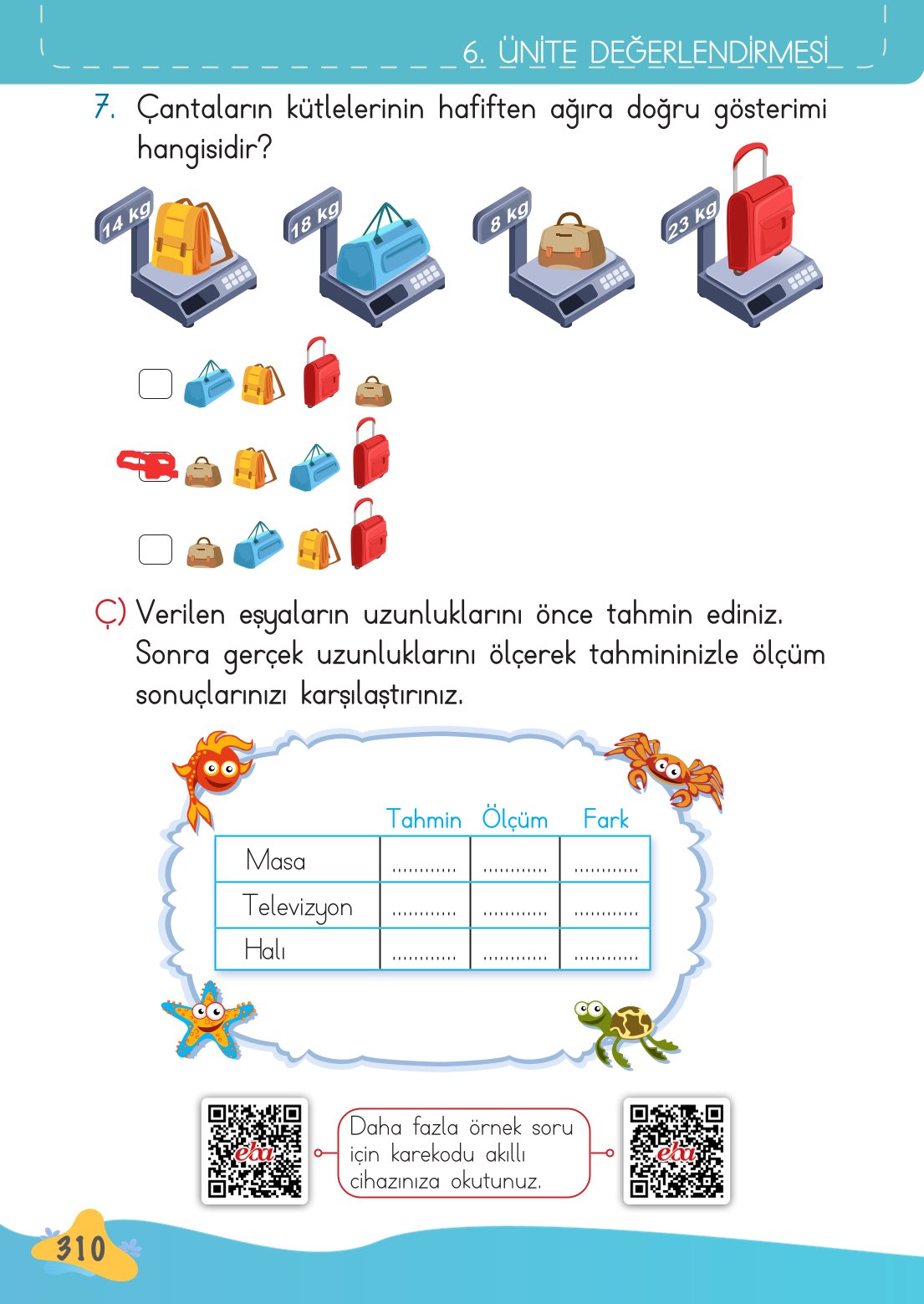 2. Sınıf Meb Yayınları Matematik Ders Kitabı Sayfa 311 Cevapları