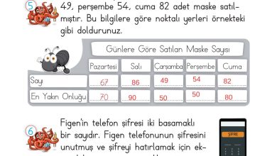 2. Sınıf Meb Yayınları Matematik Ders Kitabı Sayfa 63 Cevapları