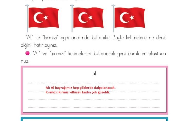 2. Sınıf Türkçe Ada Matbaacılık Yayıncılık Sayfa 44 Cevapları