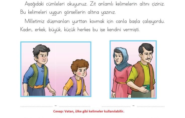 2. Sınıf Türkçe Ada Matbaacılık Yayıncılık Sayfa 82 Cevapları