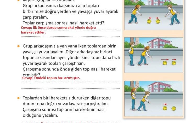 3. Sınıf Fen Bilimleri Meb Yayınları Sayfa 86 Cevapları