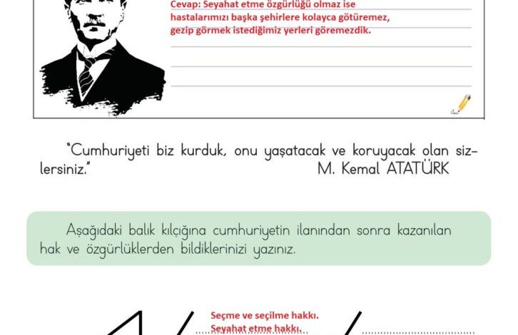 3. Sınıf Hayat Bilgisi Meb Yayınları Sayfa 123 Cevapları