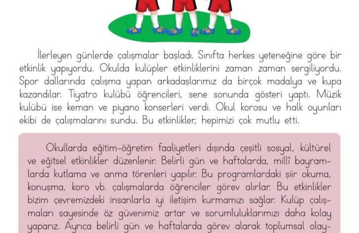 3. Sınıf Hayat Bilgisi Meb Yayınları Sayfa 25 Cevapları