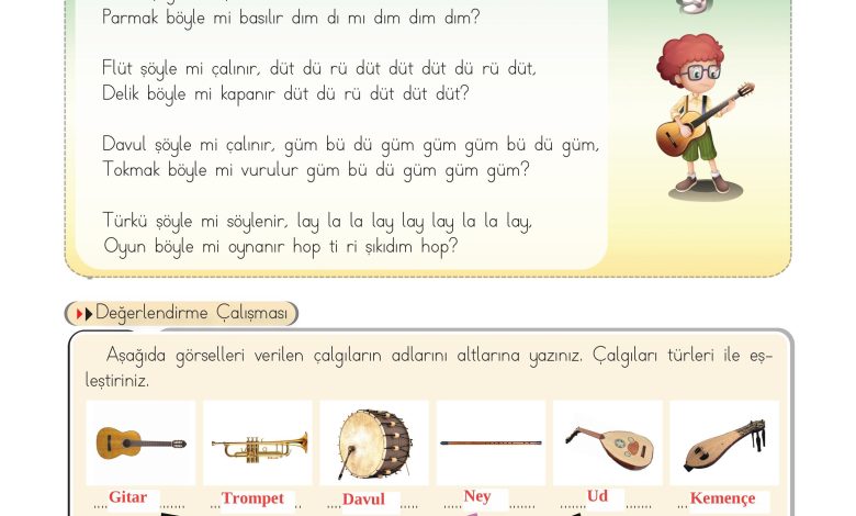 3. Sınıf Hecce Yayıncılık Müzik Ders Kitabı Sayfa 42 Cevapları