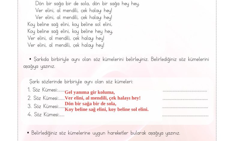 3. Sınıf Hecce Yayıncılık Müzik Ders Kitabı Sayfa 45 Cevapları