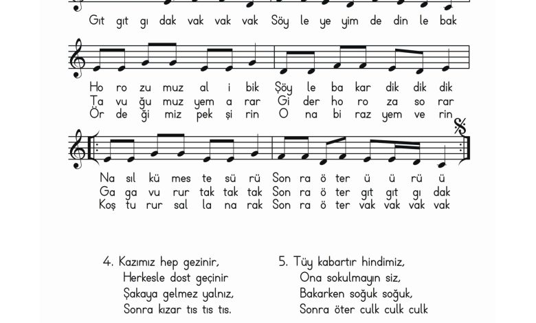 3. Sınıf Hecce Yayıncılık Müzik Ders Kitabı Sayfa 66 Cevapları