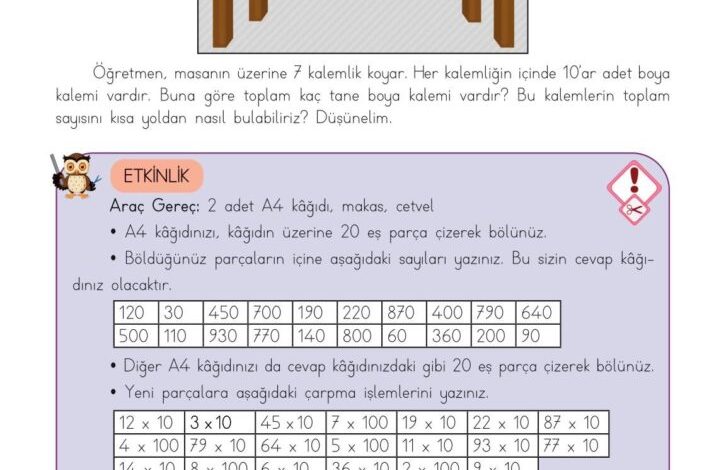 3. Sınıf Matematik Meb Yayınları Sayfa 104 Cevapları