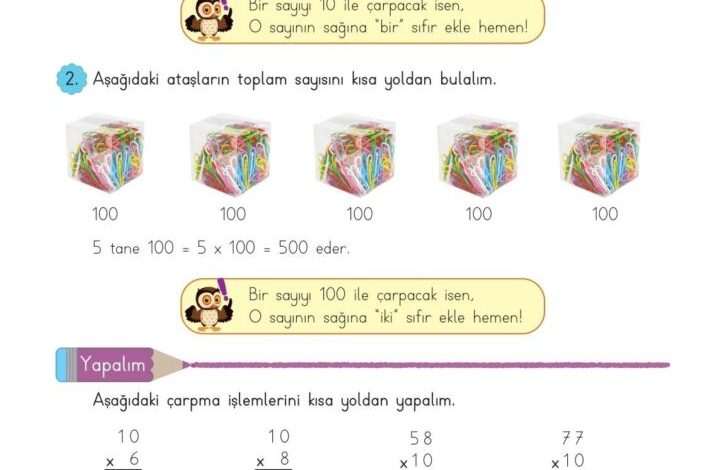 3. Sınıf Matematik Meb Yayınları Sayfa 105 Cevapları