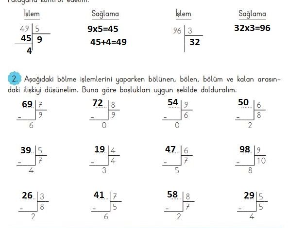 3. Sınıf Matematik Meb Yayınları Sayfa 119 Cevapları