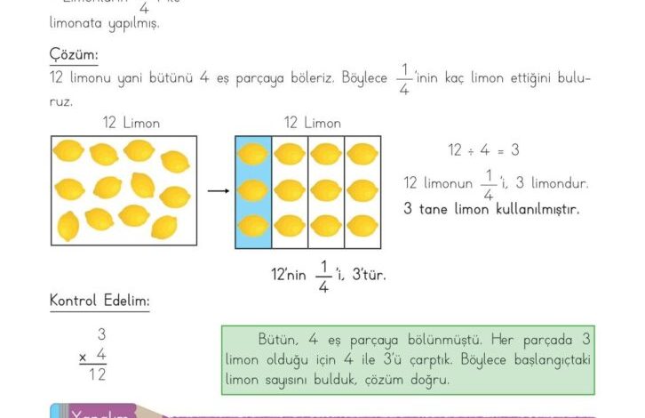 3. Sınıf Matematik Meb Yayınları Sayfa 138 Cevapları