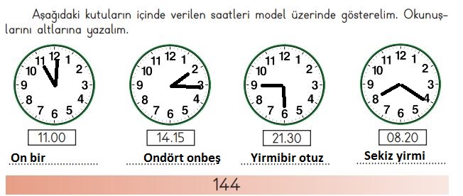 3. Sınıf Matematik Meb Yayınları Sayfa 144 Cevapları