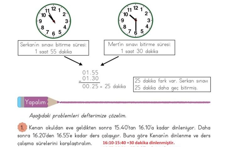 3. Sınıf Matematik Meb Yayınları Sayfa 149 Cevapları