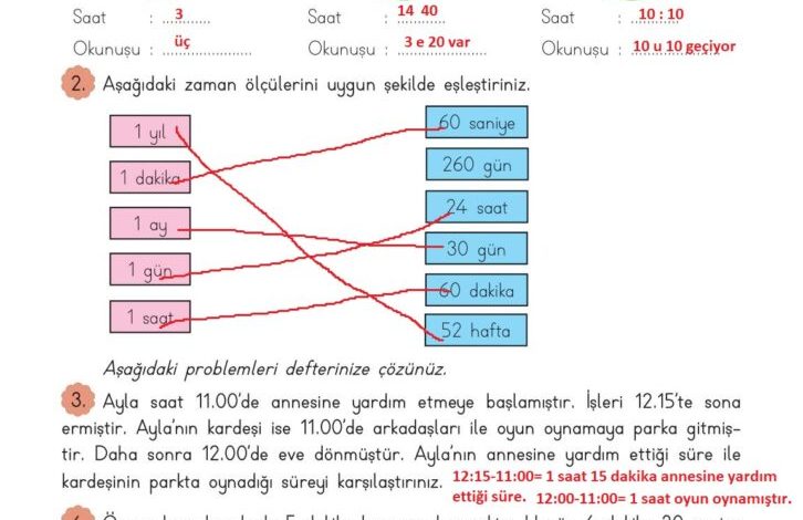 3. Sınıf Matematik Meb Yayınları Sayfa 152 Cevapları