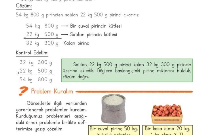 3. Sınıf Matematik Meb Yayınları Sayfa 162 Cevapları