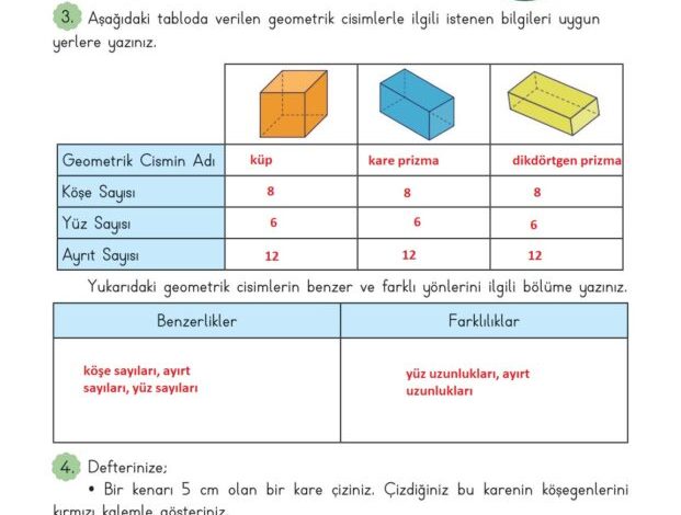 3. Sınıf Matematik Meb Yayınları Sayfa 197 Cevapları