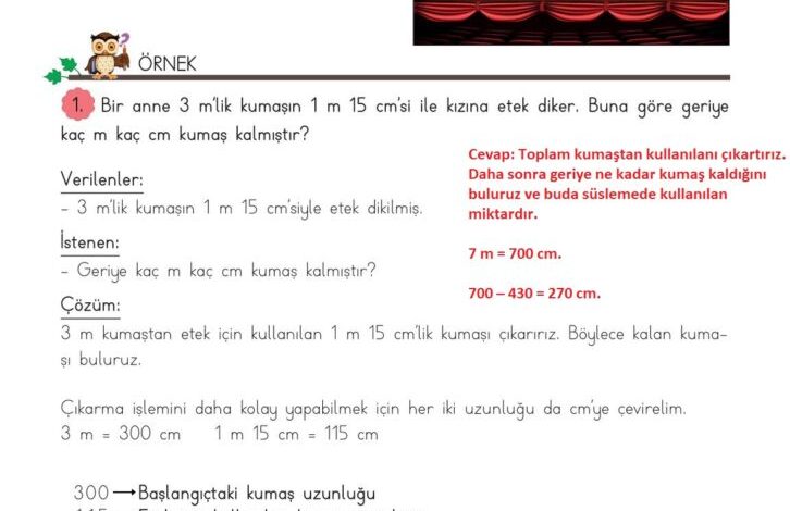 3. Sınıf Matematik Meb Yayınları Sayfa 212 Cevapları