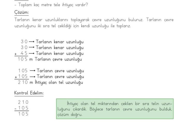 3. Sınıf Matematik Meb Yayınları Sayfa 223 Cevapları