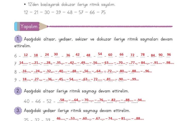 3. Sınıf Matematik Meb Yayınları Sayfa 33 Cevapları