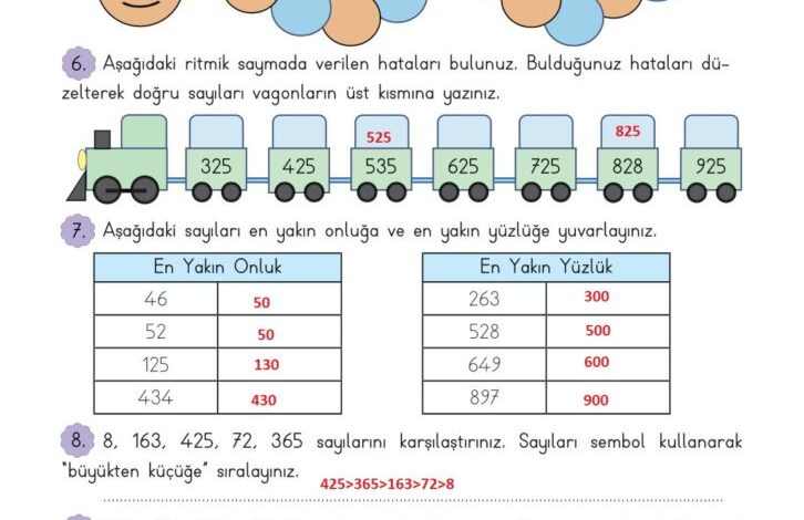 3. Sınıf Matematik Meb Yayınları Sayfa 44 Cevapları