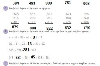 3. Sınıf Matematik Meb Yayınları Sayfa 50 Cevapları