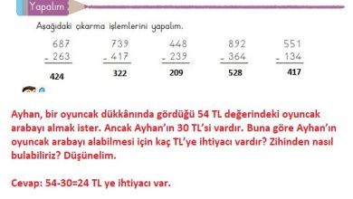 3. Sınıf Matematik Meb Yayınları Sayfa 54 Cevapları