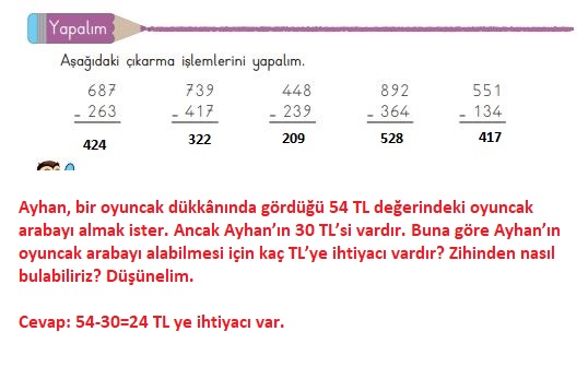 3. Sınıf Matematik Meb Yayınları Sayfa 54 Cevapları