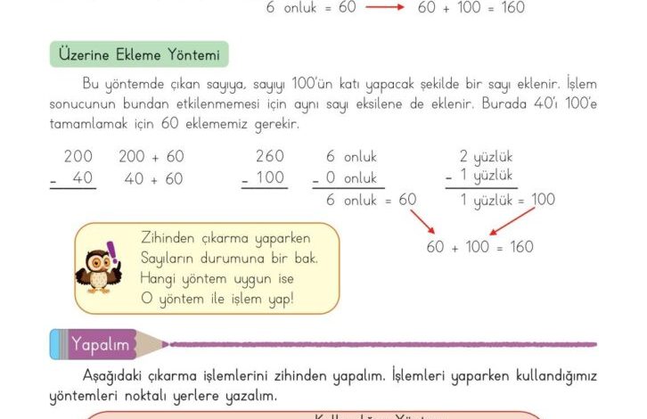 3. Sınıf Matematik Meb Yayınları Sayfa 55 Cevapları