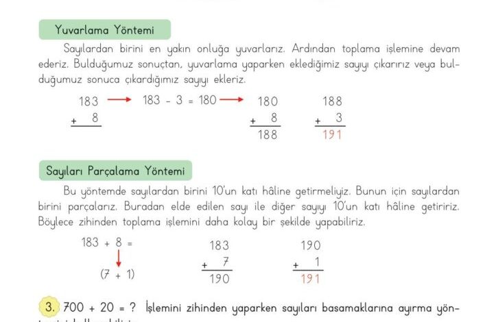 3. Sınıf Matematik Meb Yayınları Sayfa 67 Cevapları