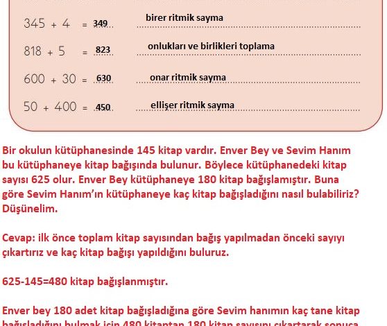 3. Sınıf Matematik Meb Yayınları Sayfa 68 Cevapları