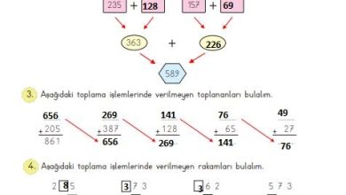 3. Sınıf Matematik Meb Yayınları Sayfa 70 Cevapları