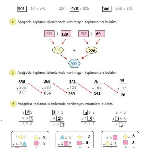 3. Sınıf Matematik Meb Yayınları Sayfa 70 Cevapları