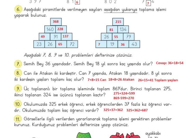 3. Sınıf Matematik Meb Yayınları Sayfa 75 Cevapları