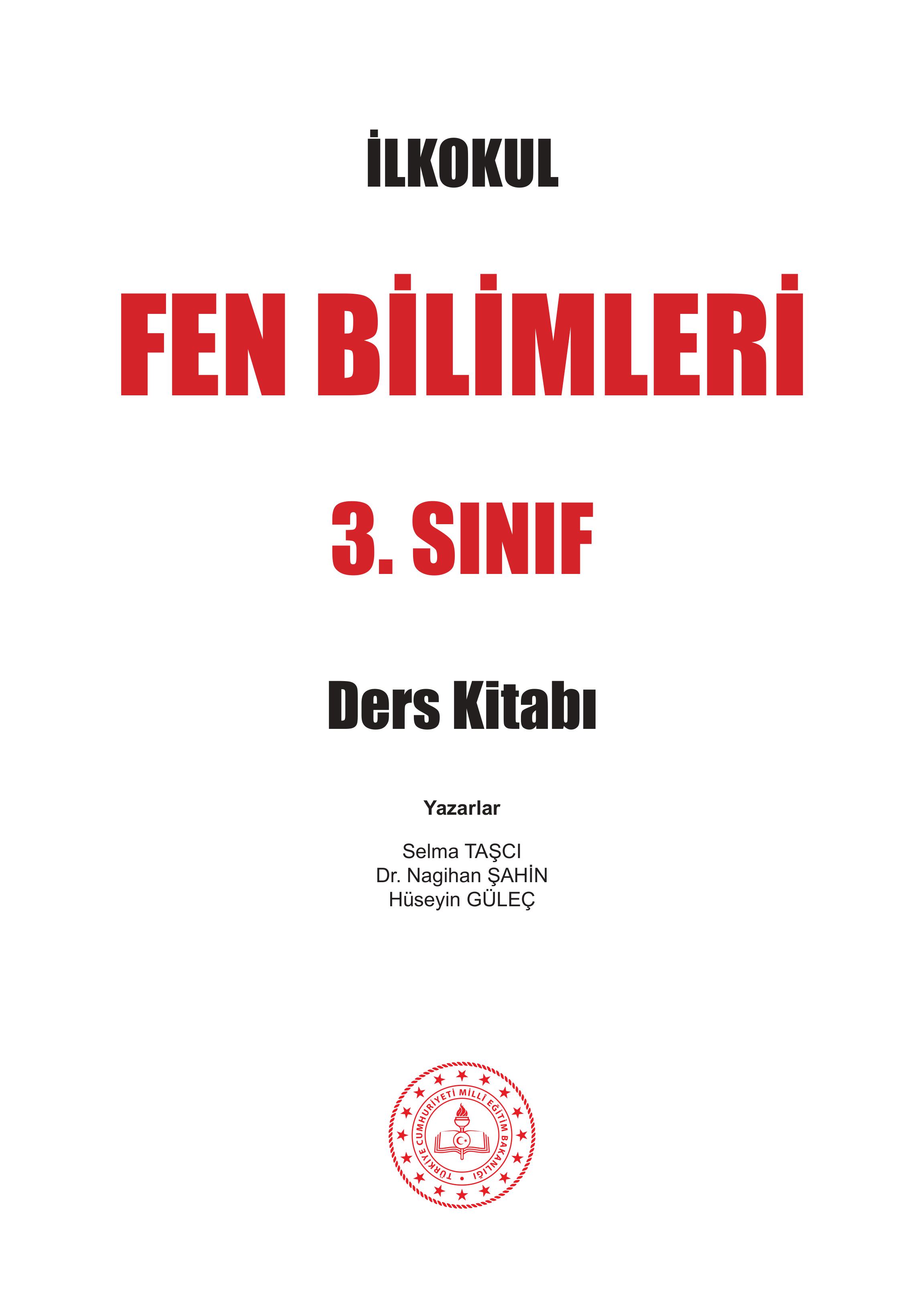 3. Sınıf Meb Yayınları Fen Bilimleri Ders Kitabı Sayfa 1 Cevapları