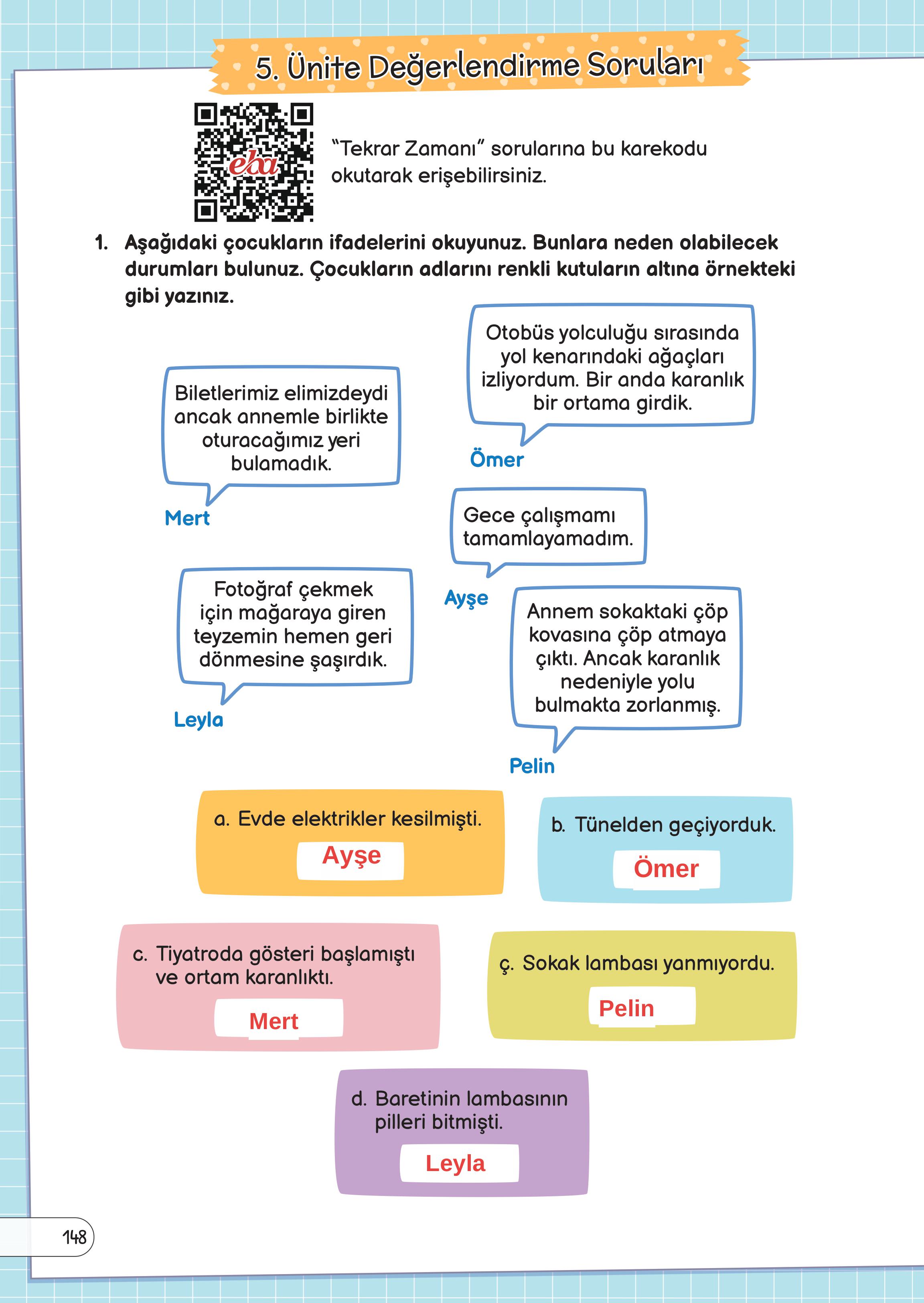 3. Sınıf Meb Yayınları Fen Bilimleri Ders Kitabı Sayfa 148 Cevapları