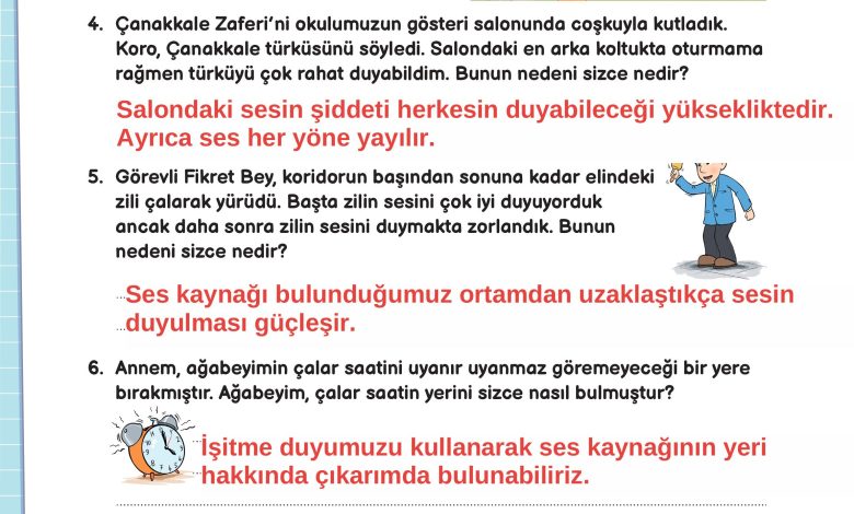 3. Sınıf Meb Yayınları Fen Bilimleri Ders Kitabı Sayfa 150 Cevapları