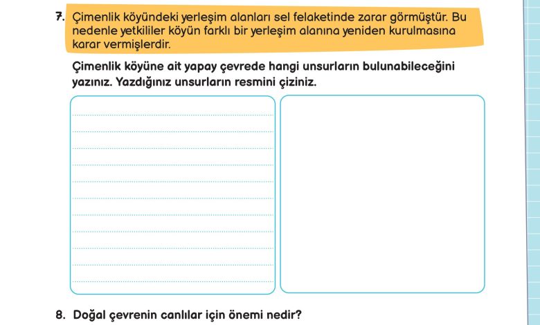 3. Sınıf Meb Yayınları Fen Bilimleri Ders Kitabı Sayfa 187 Cevapları