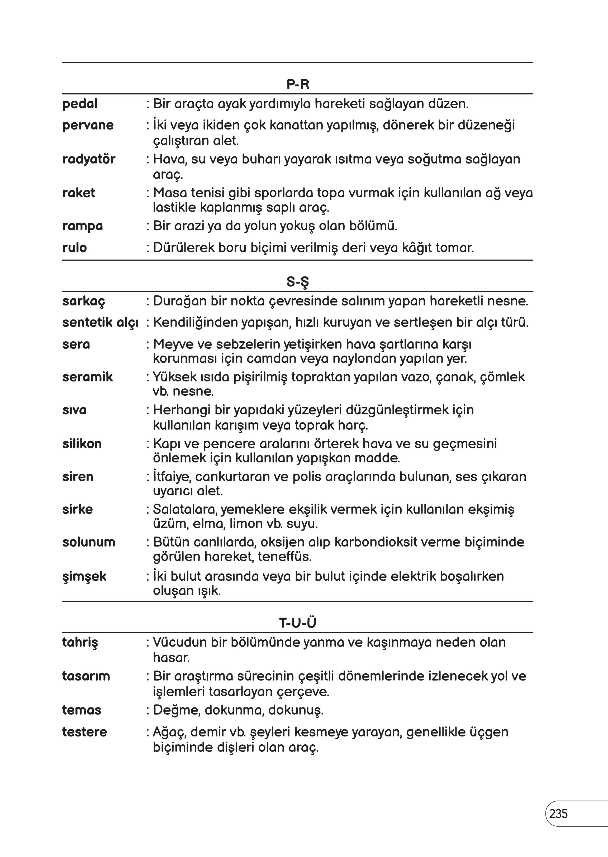 3. Sınıf Meb Yayınları Fen Bilimleri Ders Kitabı Sayfa 235 Cevapları