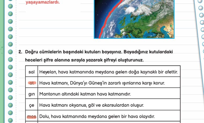 3. Sınıf Meb Yayınları Fen Bilimleri Ders Kitabı Sayfa 34 Cevapları