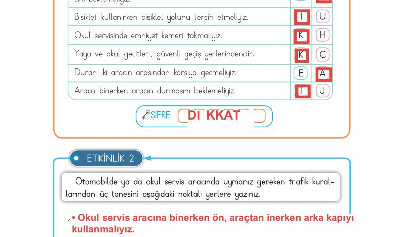 3. Sınıf Meb Yayınları Hayat Bilgisi Ders Kitabı Sayfa 123 Cevapları