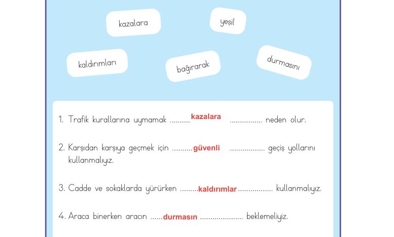 3. Sınıf Meb Yayınları Hayat Bilgisi Ders Kitabı Sayfa 140 Cevapları