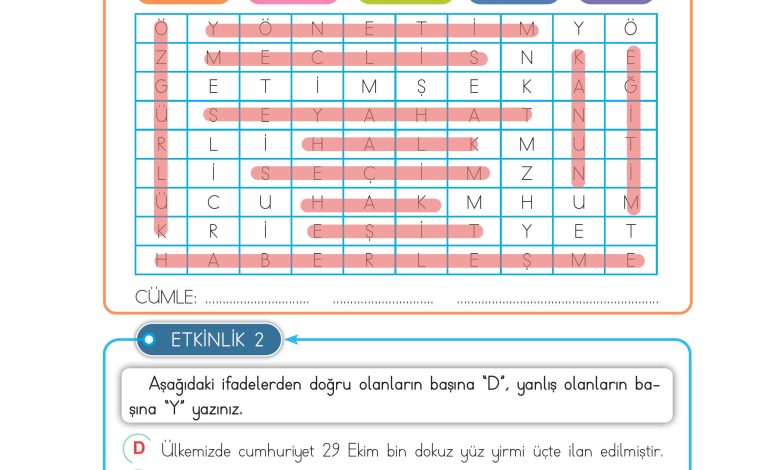 3. Sınıf Meb Yayınları Hayat Bilgisi Ders Kitabı Sayfa 155 Cevapları