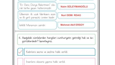 3. Sınıf Meb Yayınları Hayat Bilgisi Ders Kitabı Sayfa 180 Cevapları