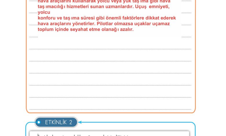 3. Sınıf Meb Yayınları Hayat Bilgisi Ders Kitabı Sayfa 40 Cevapları